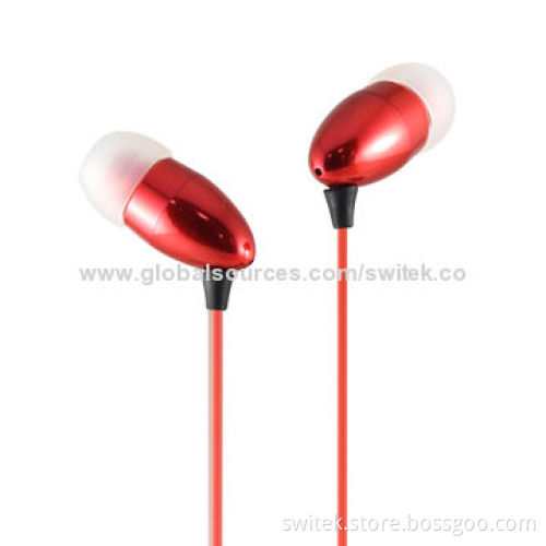 Twin System In-ear Earphones for Mobile Phones with 3.5mm Plug, Two Driver Units in One Earpiece